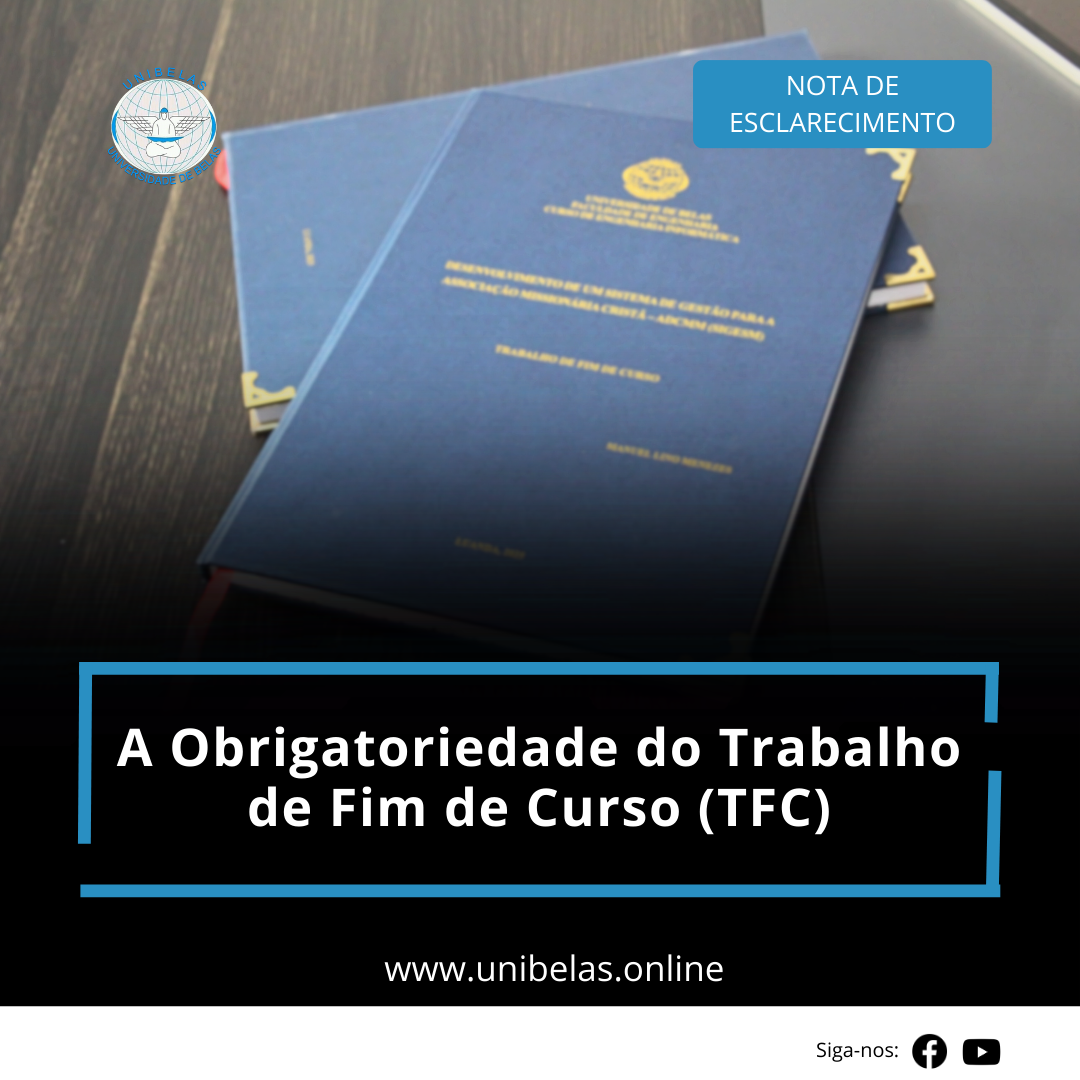 Esclarecimento sobre o TFC